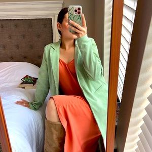 Nasty Gal US size 2 pastel green blazer